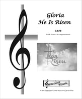 Gloria He Is Risen SATB choral sheet music cover